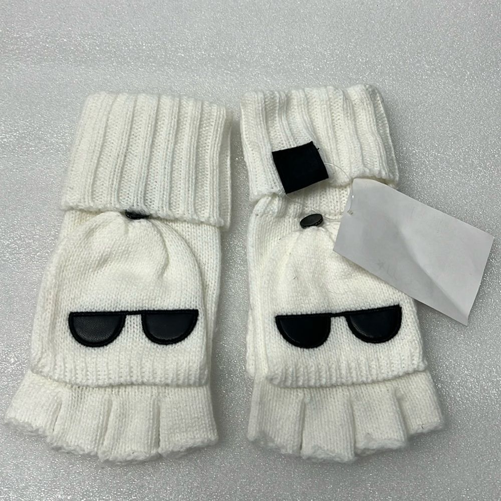 Karl Lagerfeld Paris fingerless gloves